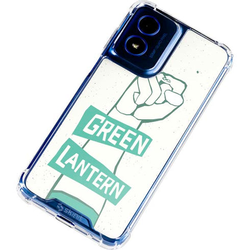 DC Comics Green Lantern Power Fist Moto G 5G (2024) Clear Case